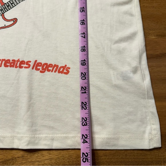 Free People Daydreamer Fender Strat Oversized Ringer Tee Womens XS - Picture 15 of 15